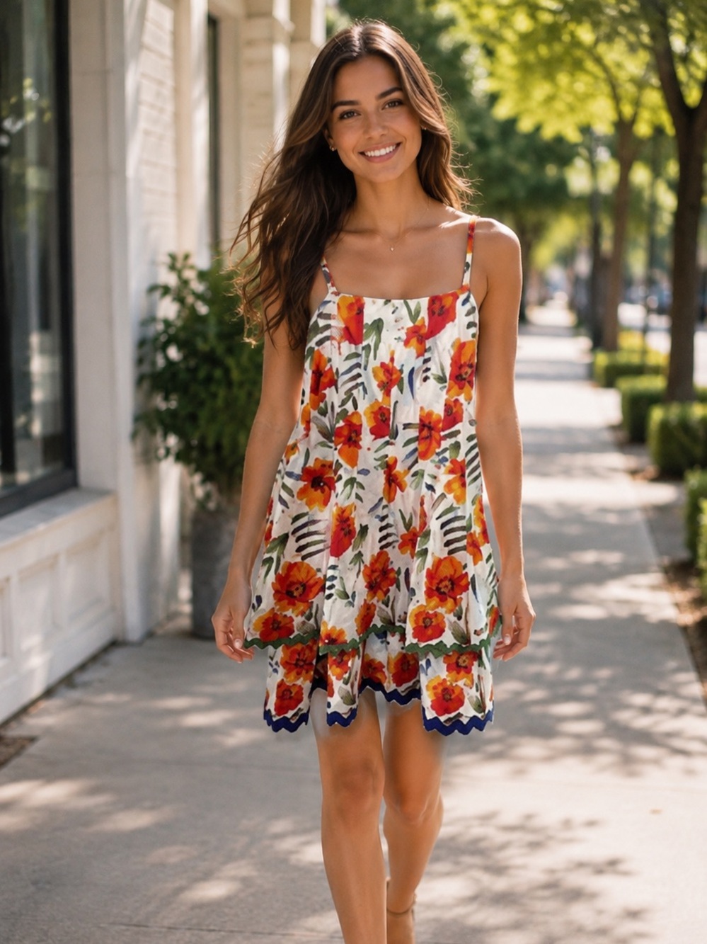 Adelyn Rae Milly Mini Floral‎ Sundress